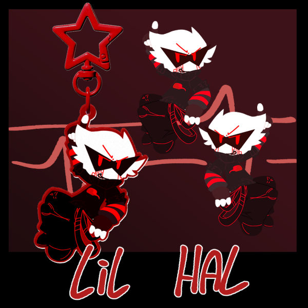 LIL HAL homestuck keychian