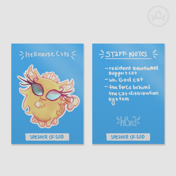 Cat Speaker of God || Hellaverse Cats Fan Card