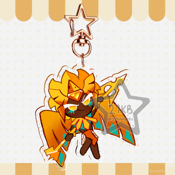 Glitter Acrylic Keychains