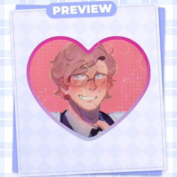 Frieden heart Sticker