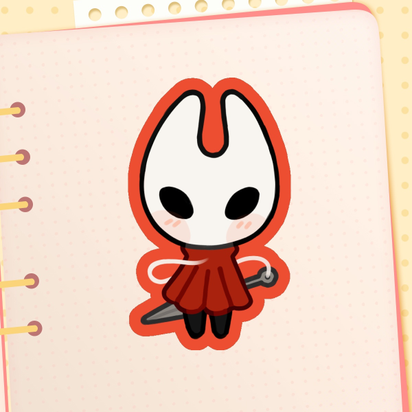 Silksong Hornet Sticker