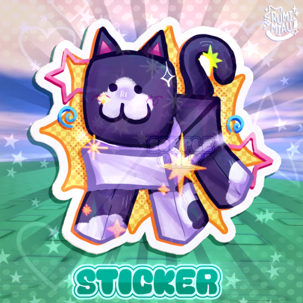 Tuxedo Roblox Cat ✰ Holo Star