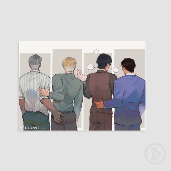 Poster with them old men