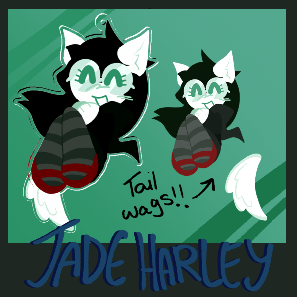JADE HARLEY homestuck keychain