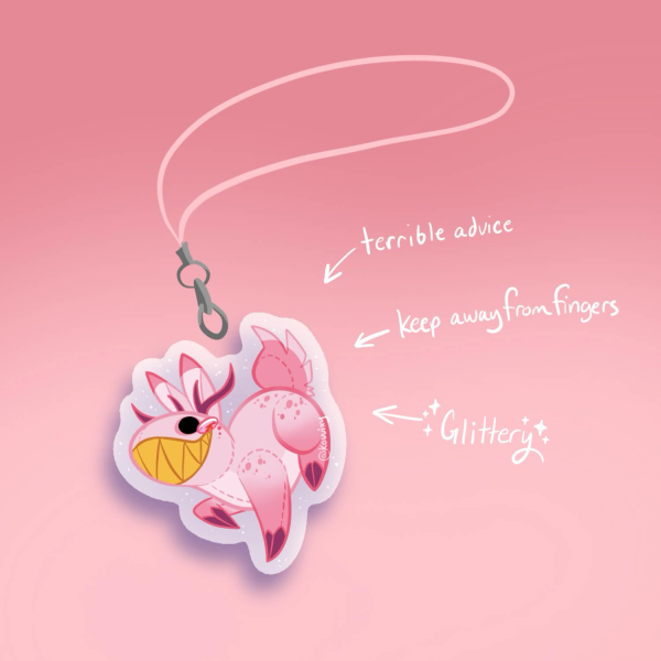 Alastor Deer Phone Charm