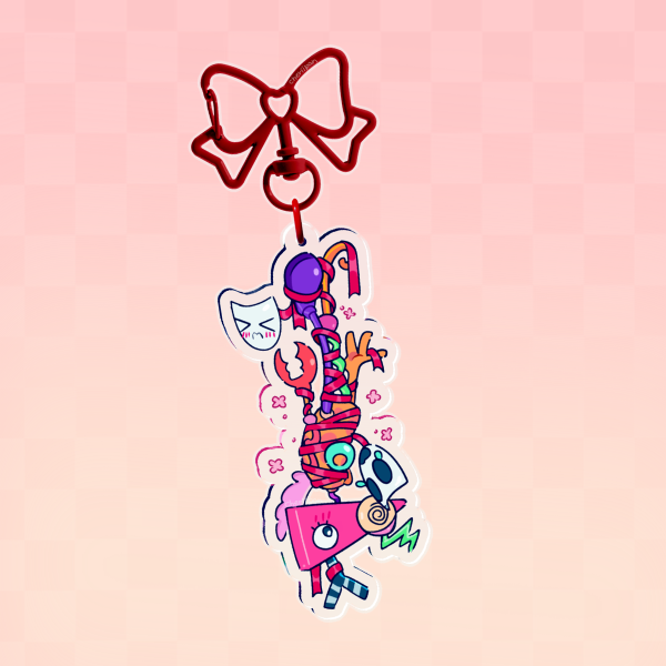 Abstragedy Acrylic Keychain