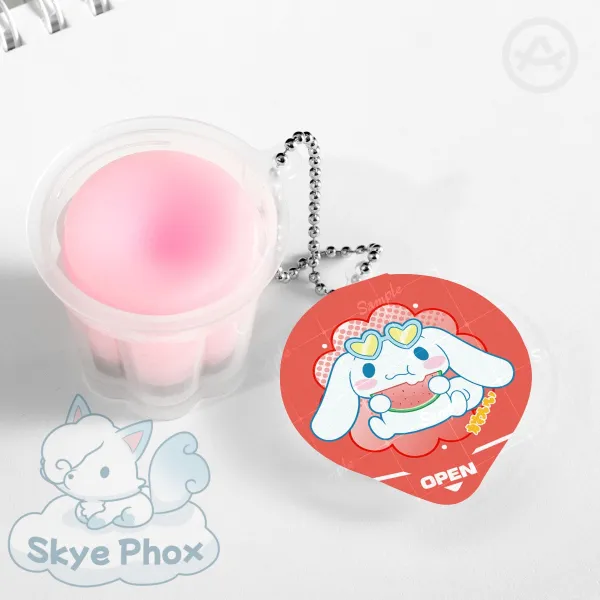 Cinnamonroll | Watermelon Pudding Squishy Jelly Keychain