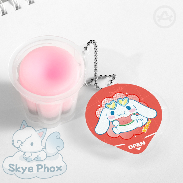 Cinnamonroll | Watermelon Pudding Squishy Jelly Keychain