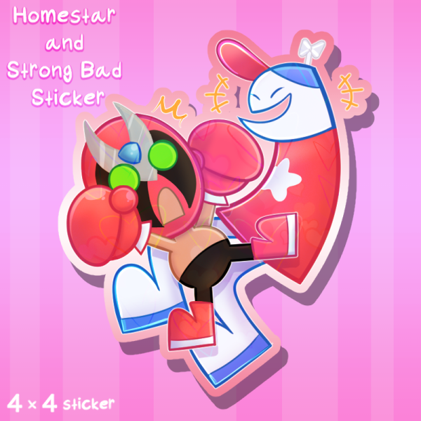 Homestar and Strongbad sticker