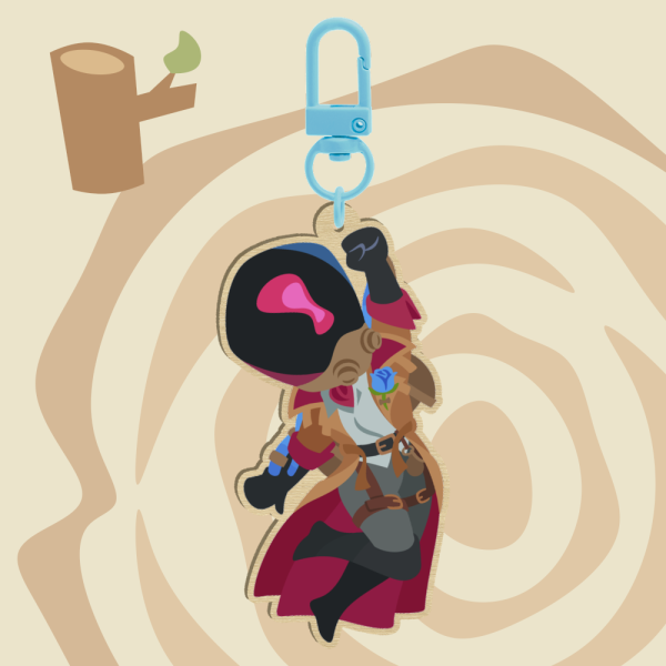 [Deadlock] Paradox Wood Keychain