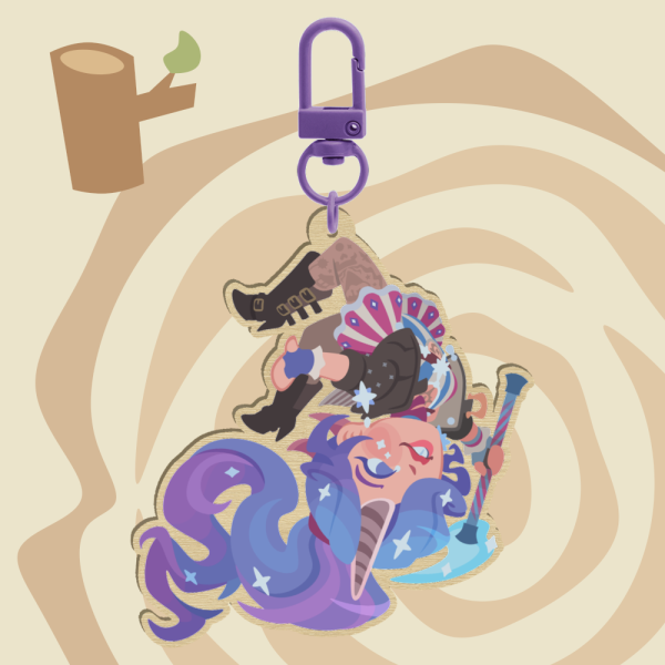 [Deadlock] Celeste Wood Keychain
