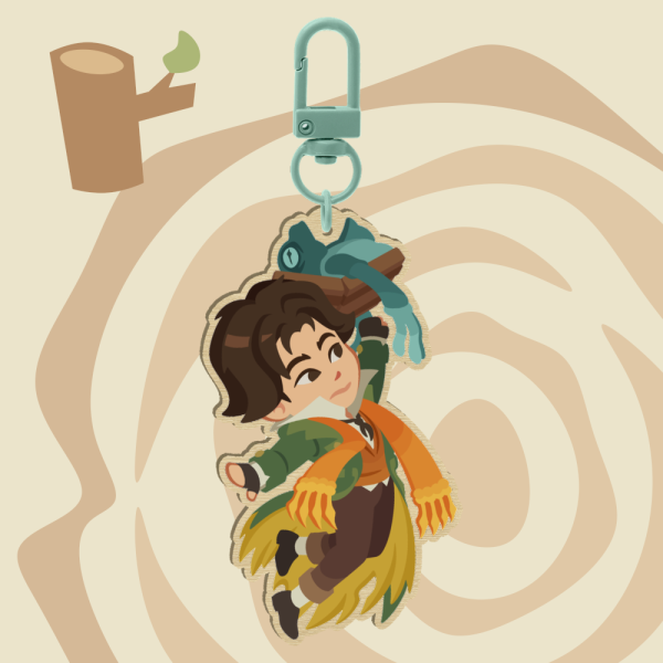 [Deadlock] Pocket Wood Keychain