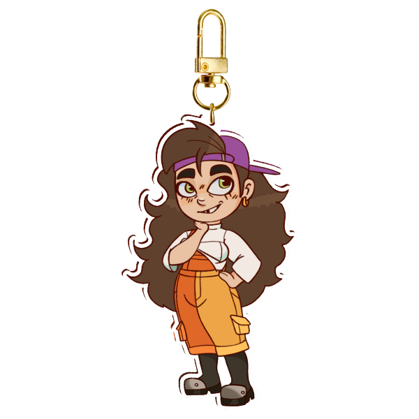 Frankie Knights Of Guinevere Clear Acrylic Keychains