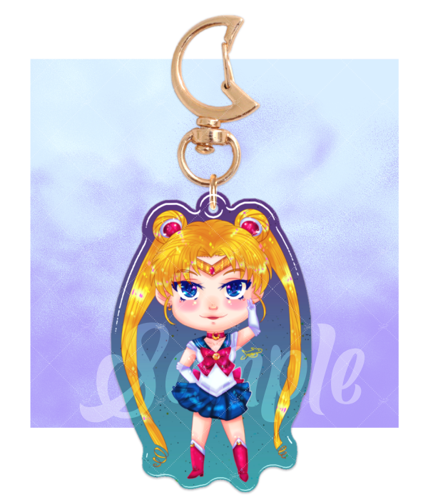 Sailor Moon glitter charm