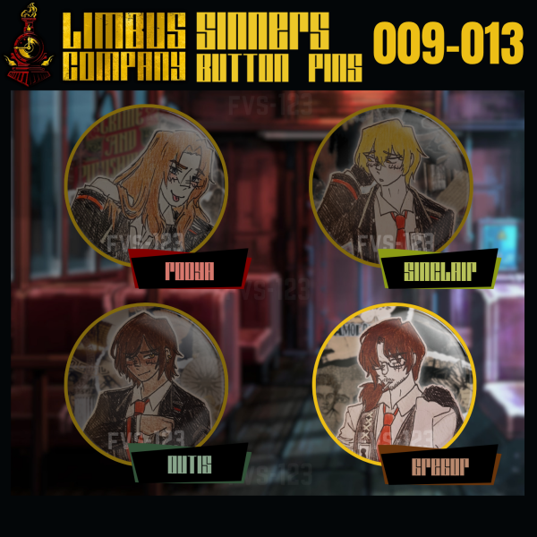 [Limbus Company] Gregor 58mm Button Pin