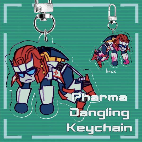 Pharma Dangling Acrylic Keychain