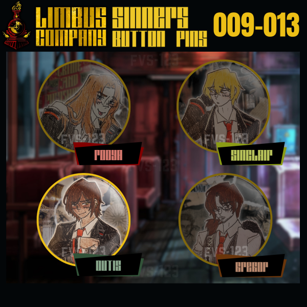 [Limbus Company] Outis 58mm Button Pin