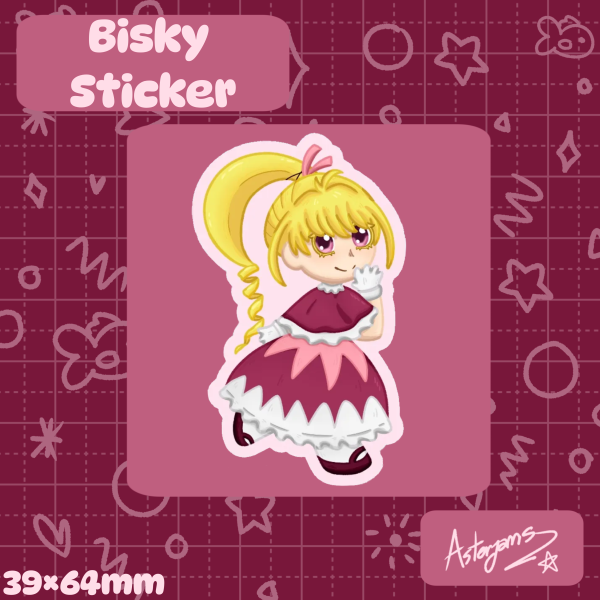 Bisky Matte Sticker