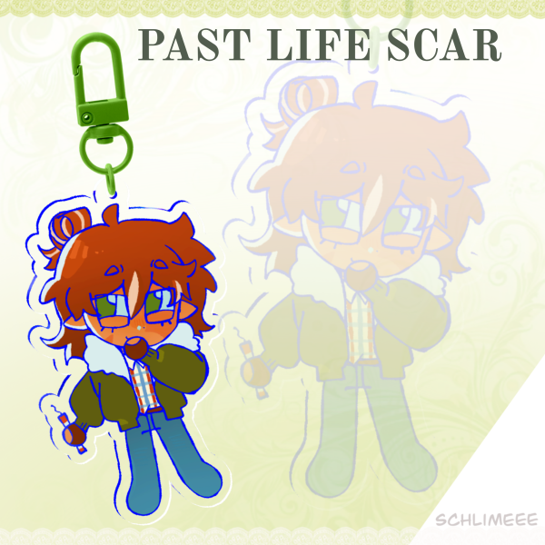 Past Life GoodTimesWithScar Keychain