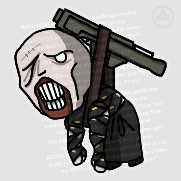 Nemesis Resident Evil 3 Remake Chibi Sticker