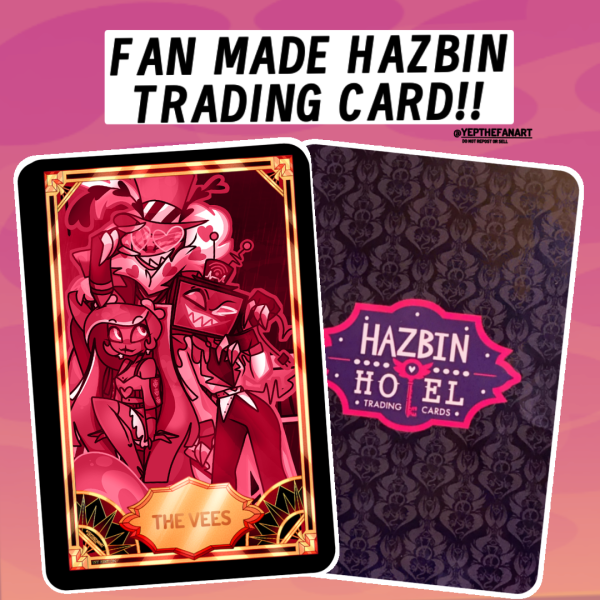 Hazbin Hotel Fan Made Trading Card (Limited stock)