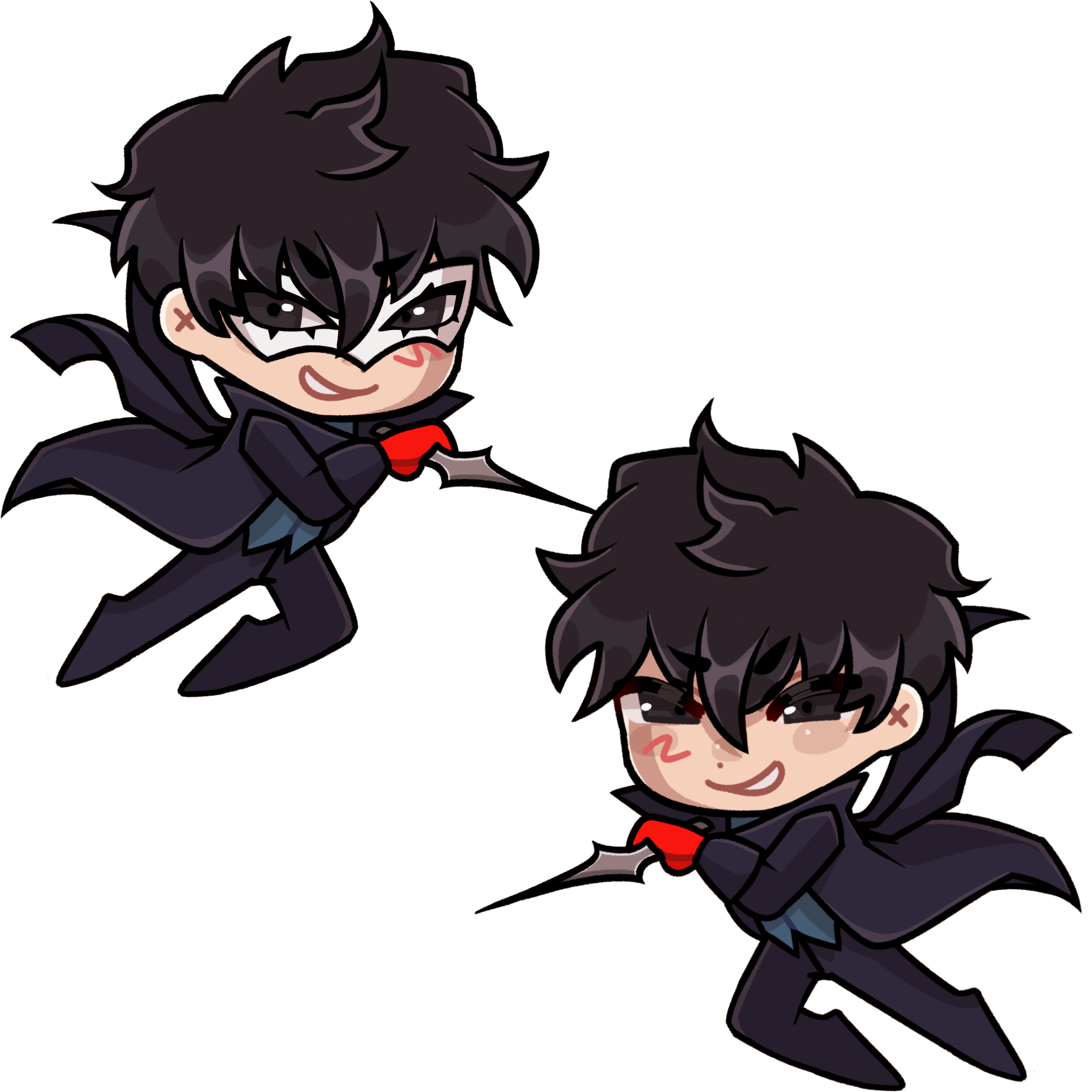 Ren/Joker Keychain