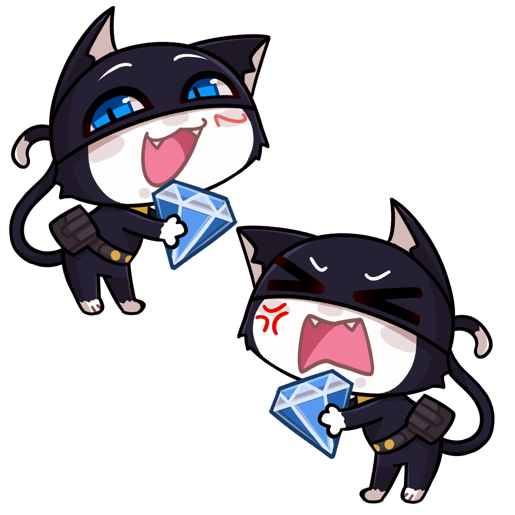 Morgana/Mona Keychain
