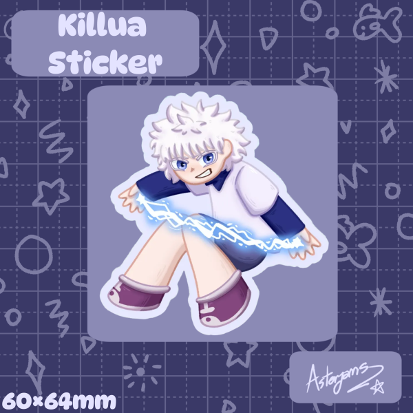 Killua Matte Sticker