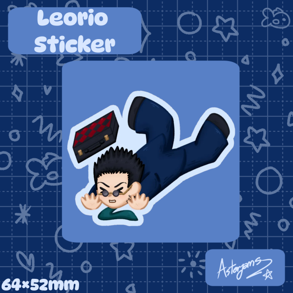 Leorio Matte Sticker