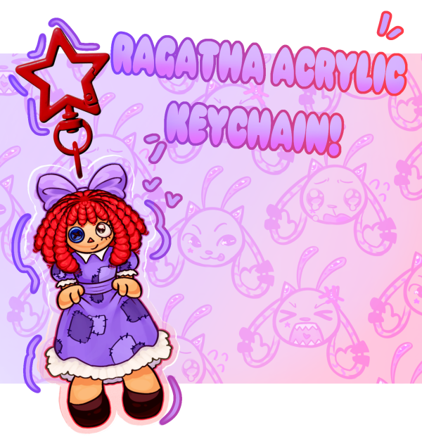 Ragatha Acrylic Keychain
