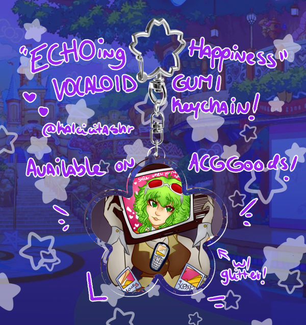 ECHOing Happiness - GUMI Acrylic Keychain