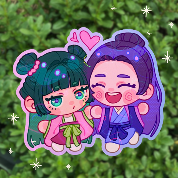 MaoMao & Jinshi Sticker [Apothecary Diaries]