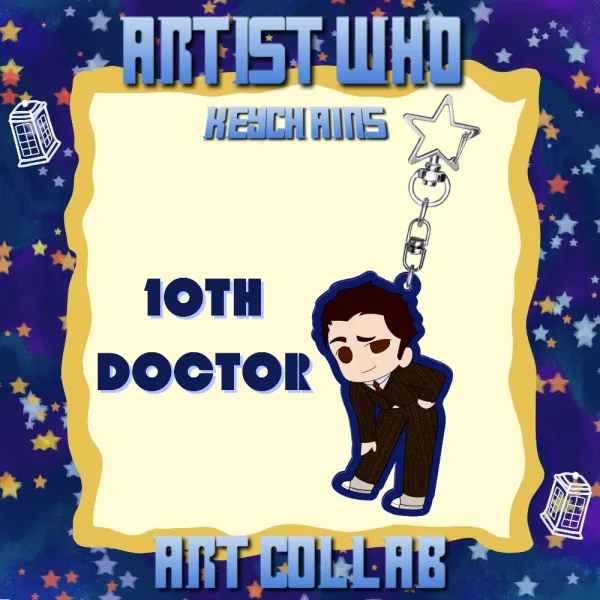 10th Doctor Who Keychain