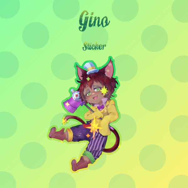 Gino Acrylic Star Sticker (Twisted Wonderland)