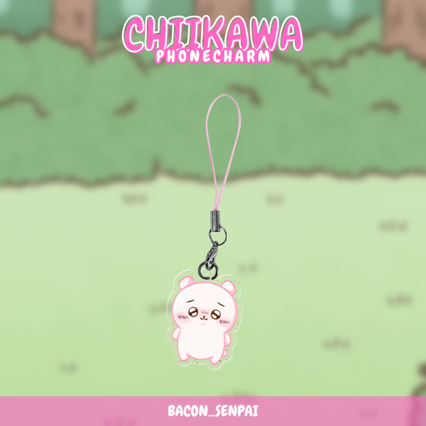 CHIIKAWA GLITTER PHONECHARM
