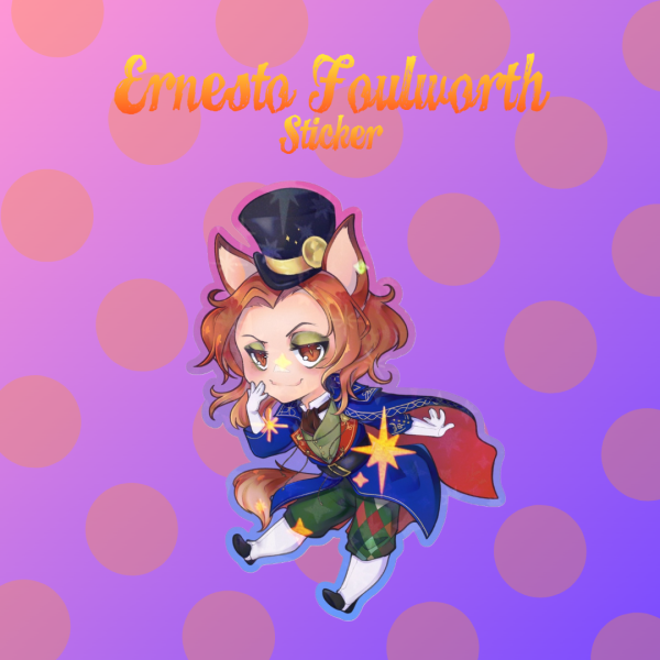Ernesto Foulworth Sticker Star Sticker (Twisted Wonderland)