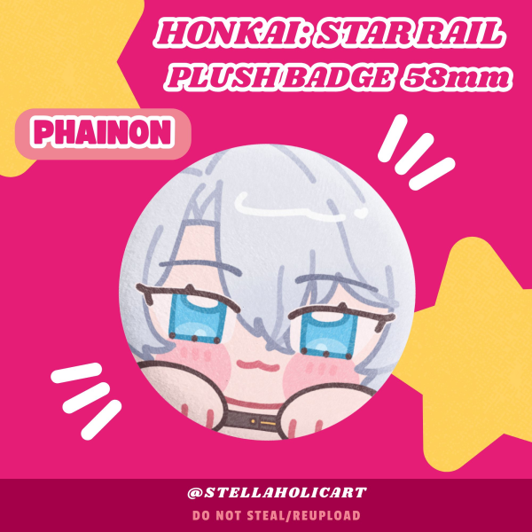 Phainon (Honkai Star Rail) Plush Badges