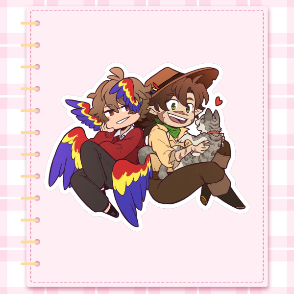 Life Series: Desert Duo - Die Cut Sticker