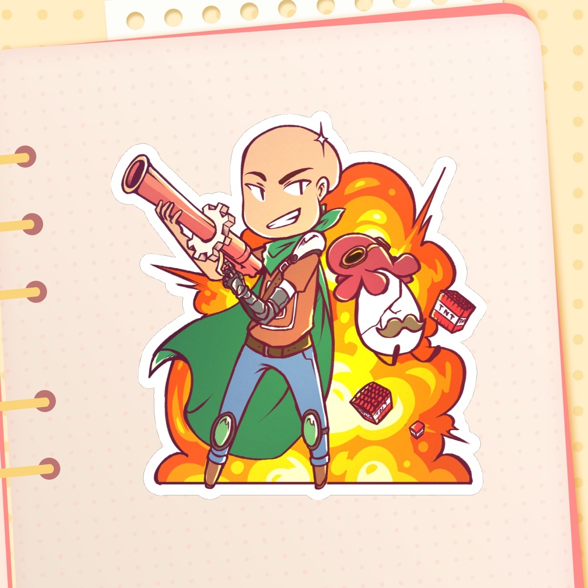 QSMP: Fit & Ramon - Die Cut Stickers