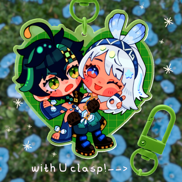 Kinich & Mualani Keychain [Genshin Impact]