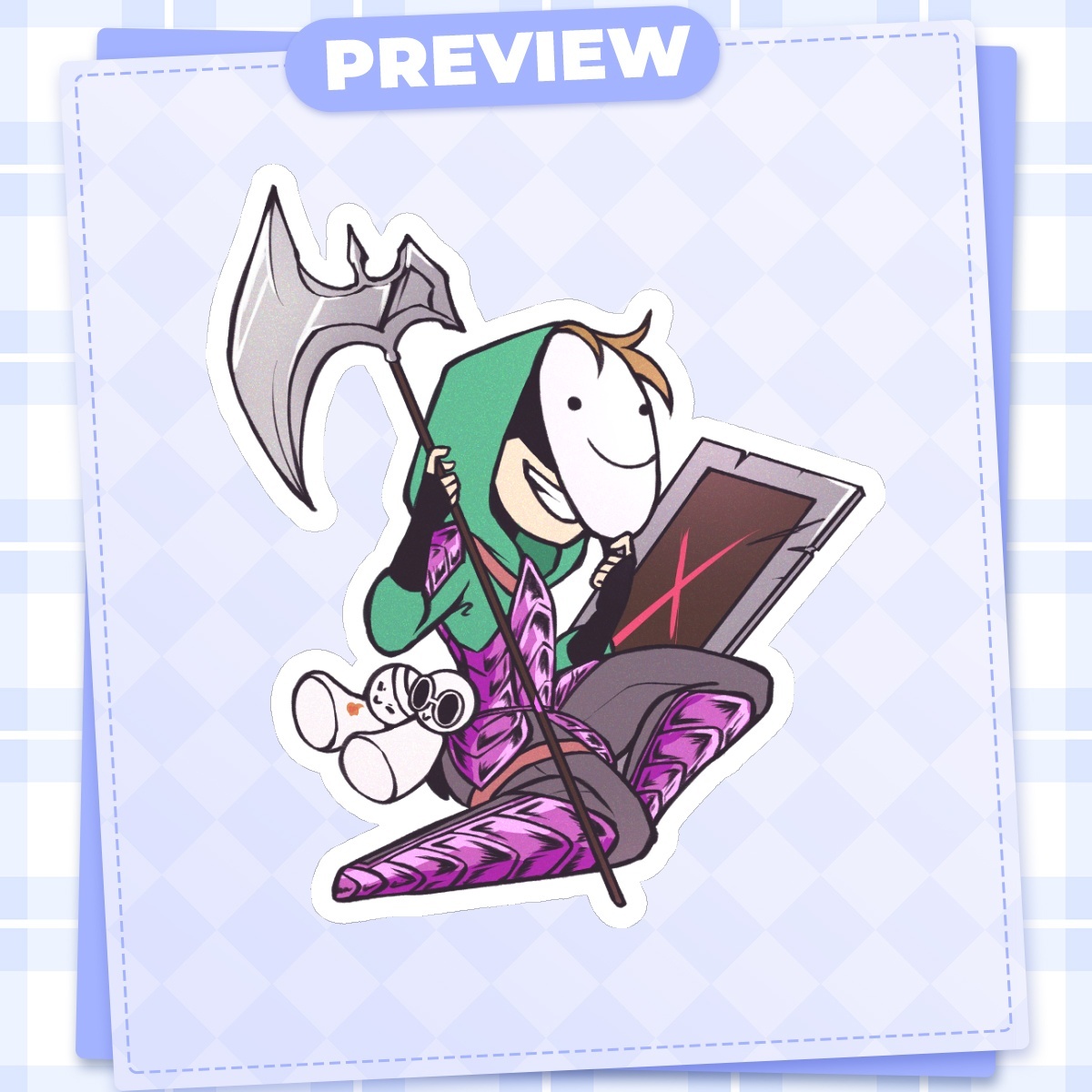 DSMP: Dream - Die Cut Sticker