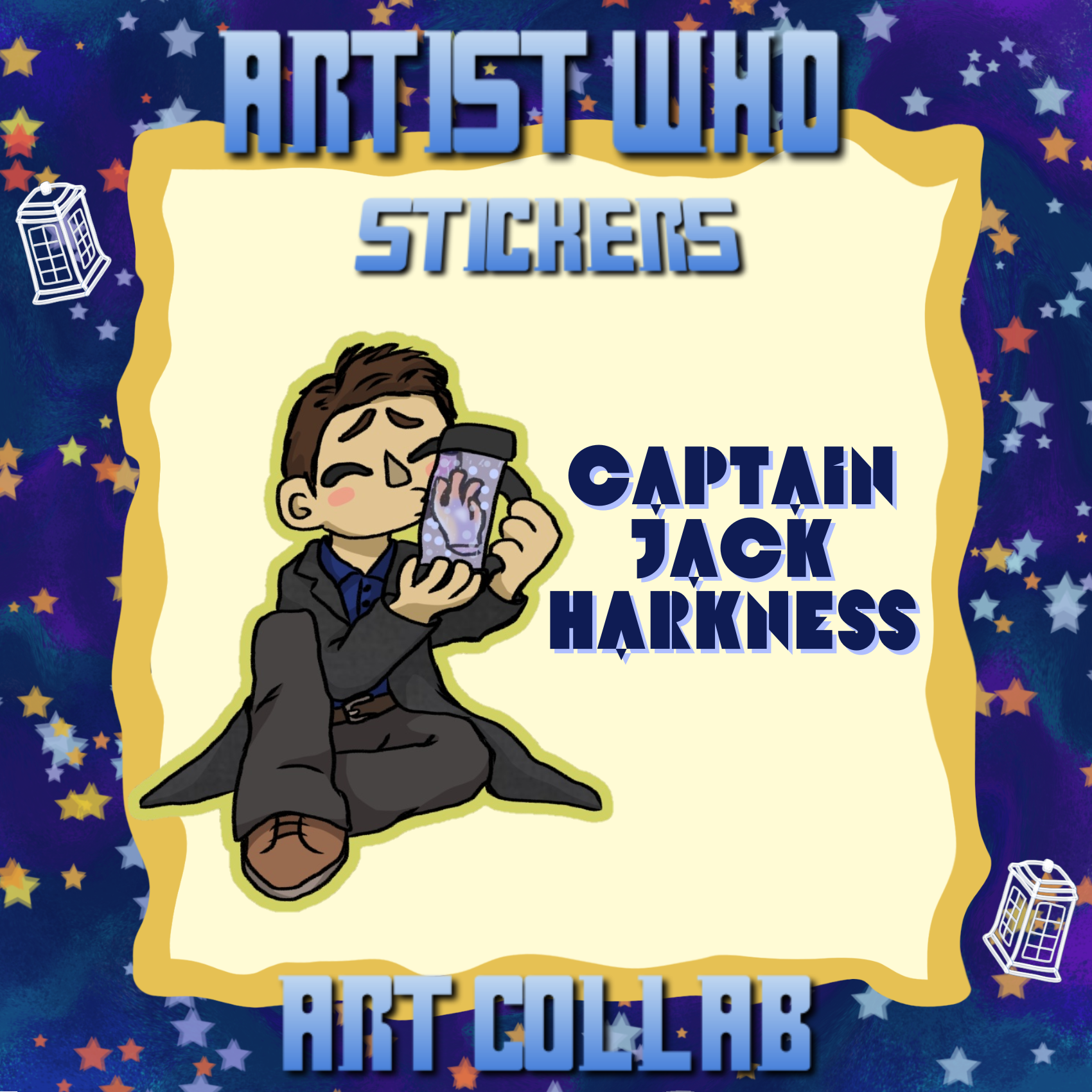 (ARTIST WHO) Captain Jack - Sticker