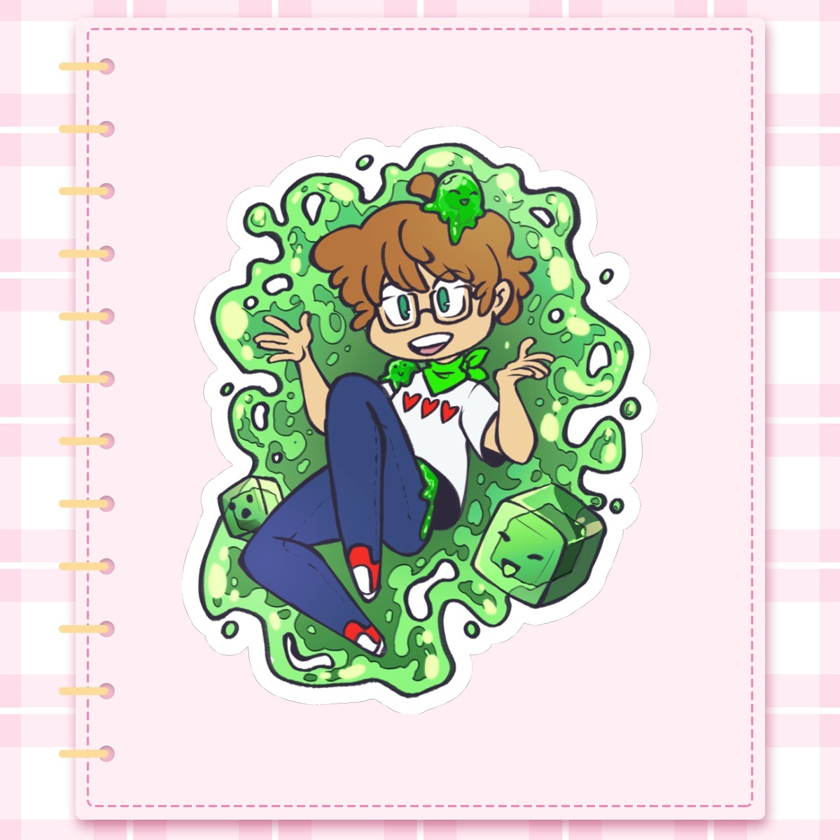 DSMP: Slimecicle - Die Cut Sticker