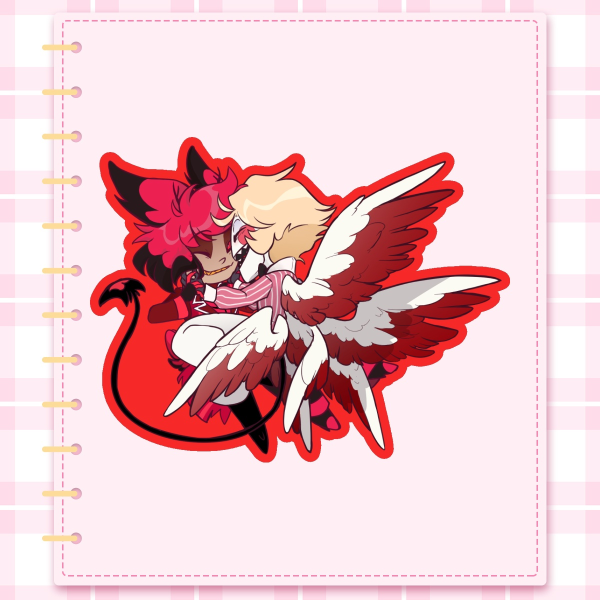 Hazbin Hotel: Radioapple - Die Cut Stickers