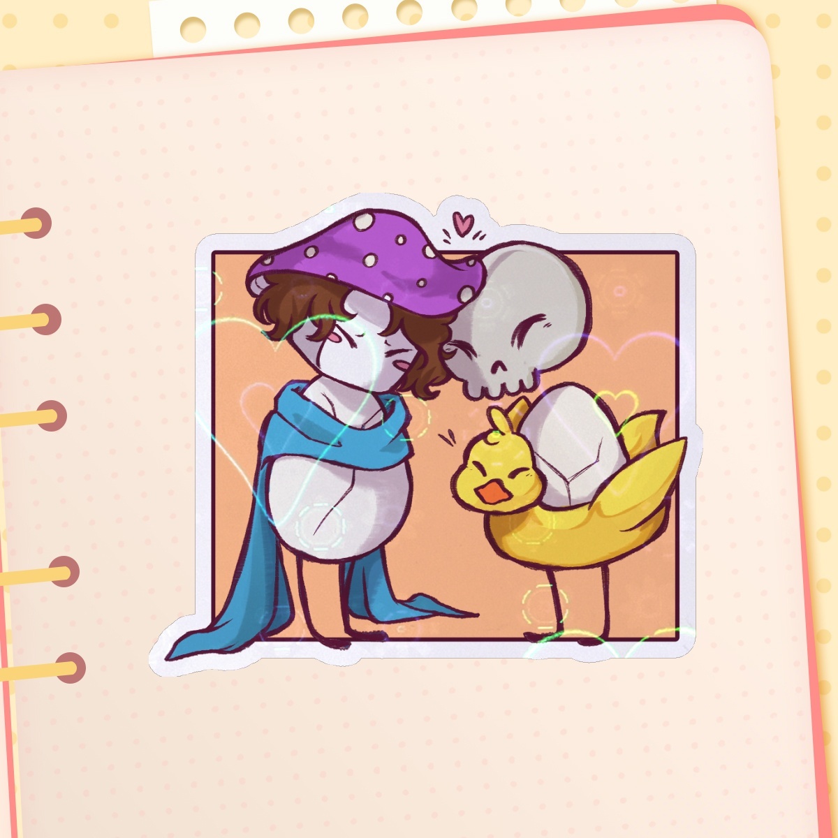 QSMP: Chayanne & Tallulah - Die Cut Sticker