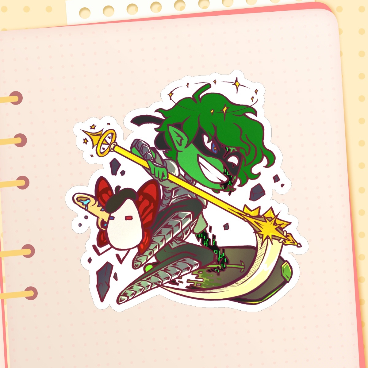 QSMP: Etoiles & Pomme - Die Cut Stickers