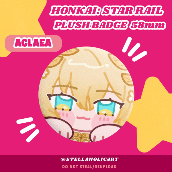 Aglaea (Honkai Star Rail) Plush Badges