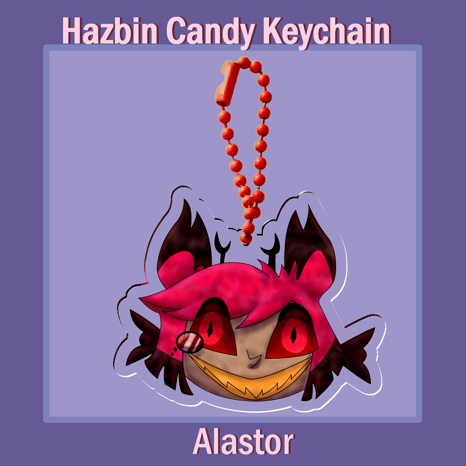 Candy Alastor Keychain