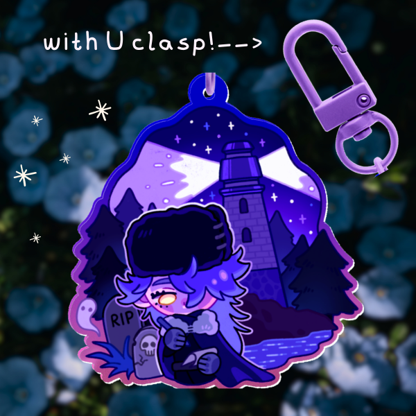 Flins Lighthouse Keychain [Genshin Impact]