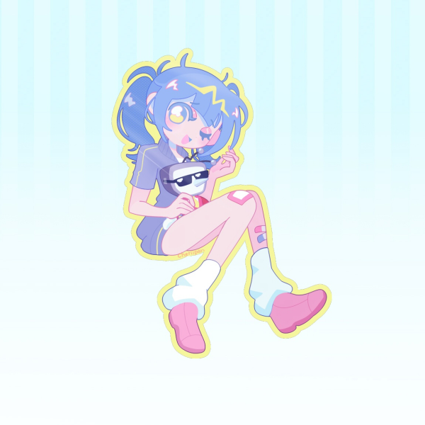 Telepathy Miku (& Tenna) Die Cut Sticker